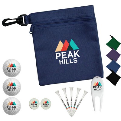 Custom Zipper Bag Golf Kit Pack